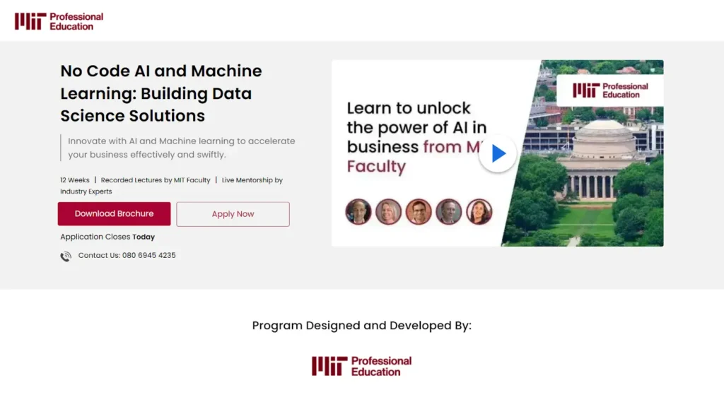 MIT AI and Machine Learning Certification