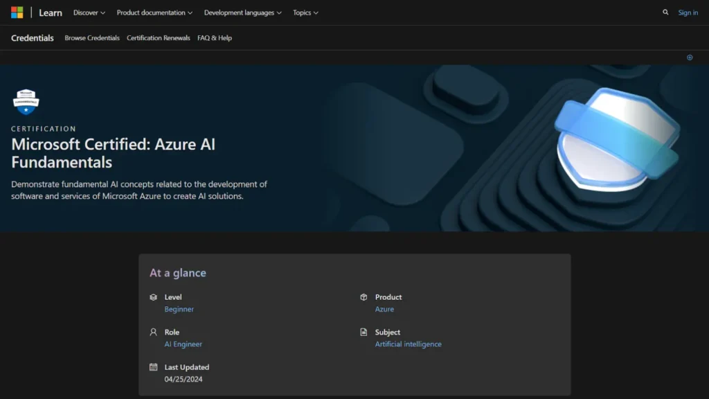 Microsoft AI Certification