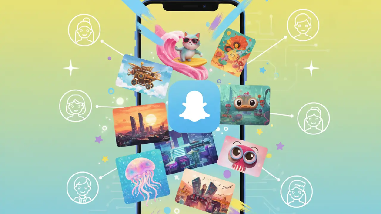 Snapchat Lets Everyone Try Its AI Image Generator for Free
